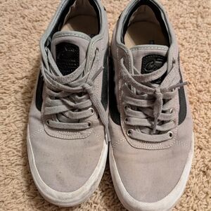 Vans Chima Ferguson Pro Gray and Black Sneakers with Canvas Finish